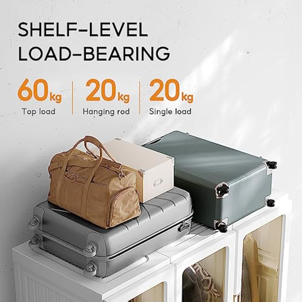 Lightweight, Durable & Space-Saving Foldable Wardrobe