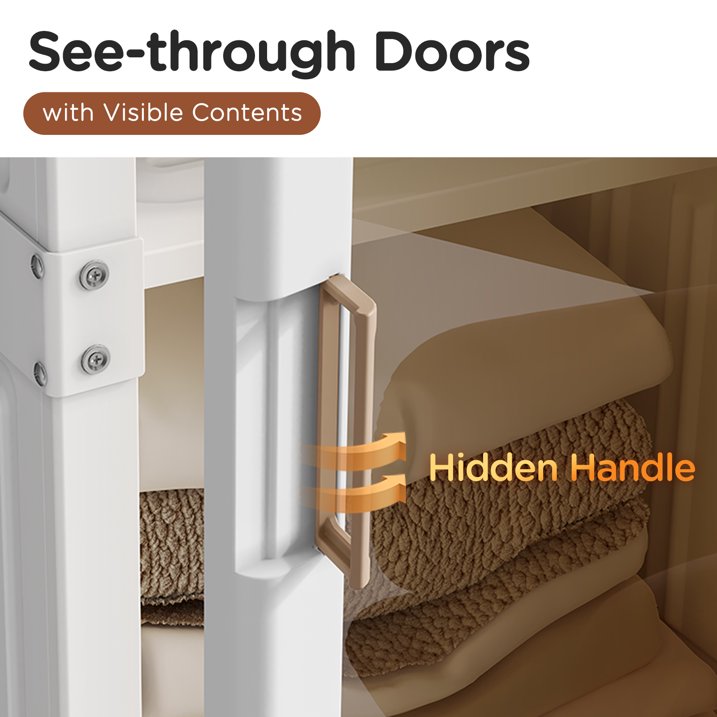 Lightweight, Durable & Space-Saving Foldable Wardrobe