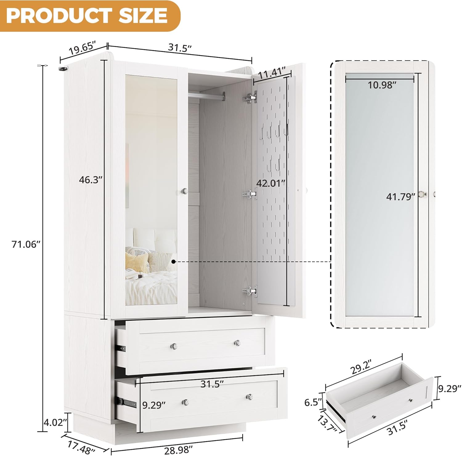 Smart LED Wardrobe — Where Style Meets Intelligent Storage!