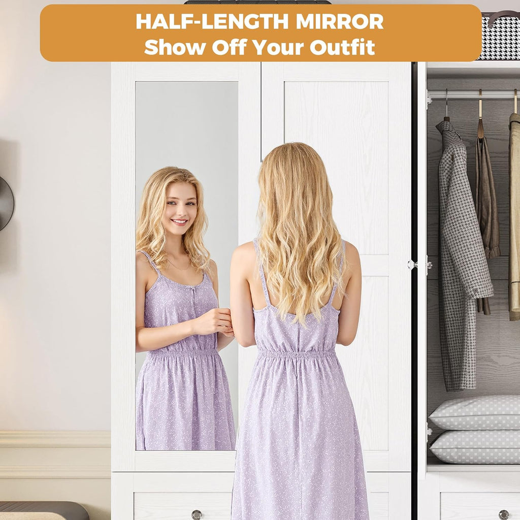 Smart LED Wardrobe — Where Style Meets Intelligent Storage!