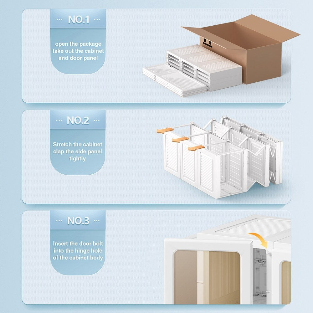 Lightweight, Durable & Space-Saving Foldable Wardrobe